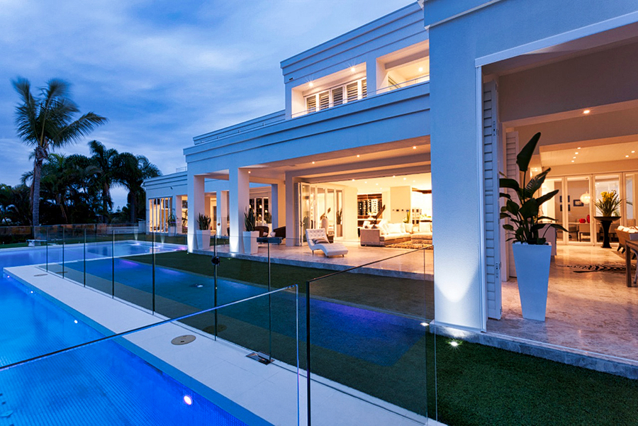 Home with pool